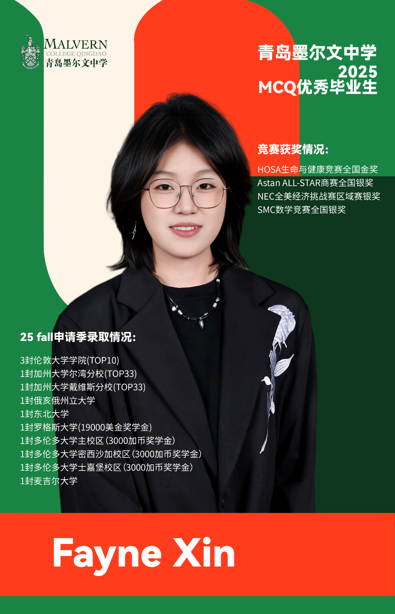專訪｜狂攬12封世界名校OFFER、18w+獎(jiǎng)學(xué)金，轉(zhuǎn)軌成功的她有話說！